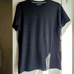 William Rast T-Shirt Black Essential Basic Rayon  Pima Cotton size M